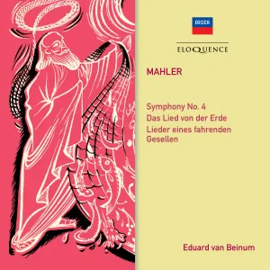 Pochette de Symphony No. 4; Das Lied von der Erde; Lieder de Gustav Mahler - Eduard van Beinum