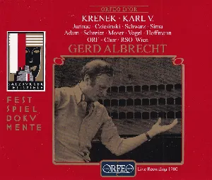 Pochette de Karl V. de ORF Radio‐Symphonieorchester Wien - Gerd Albrecht - Ernst Krenek - ORF-Chor