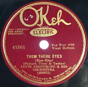 Pochette de Them There Eyes / Little Joe de Louis Armstrong & His Orchestra
