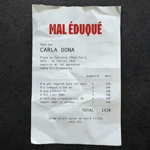 Pochette de Mal éduqué de Carla Dona