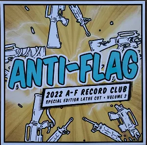 Pochette de 2022 A-F Record Club Lathe Cut Volume 2 de Anti‐Flag