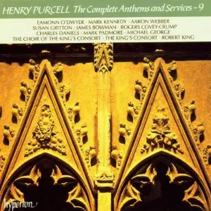 Pochette de The Complete Anthems and Services, Vol. 9 de Robert King - The King’s Consort