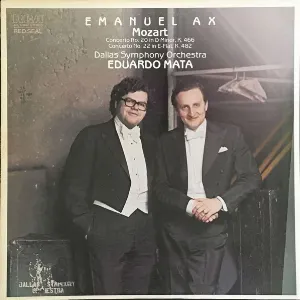 Pochette de Concerto no. 20 in D minor, K. 466 / Concerto no. 22 in E-flat, K. 482 de Emanuel Ax - Eduardo Mata - Wolfgang Amadeus Mozart - Dallas Symphony Orchestra