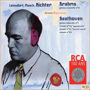 Pochette Brahms: Piano Concerto no. 2 / Beethoven: Piano Concerto no. 1, Sonatas nos. 23, 12, 22