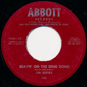 Pochette de Beatin’ on the Ding Dong / My Rambling Heart de Jim Reeves