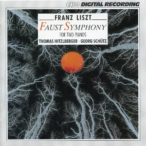 Pochette de Faust Symphony For Two Pianos de Franz Liszt