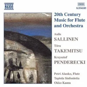 Pochette de 20th Century Music for Flute and Orchestra de Okko Kamu - Aulis Sallinen - Tōru Takemitsu - Krzysztof Penderecki - Tapiola Sinfonietta