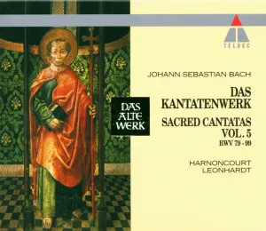 Pochette de Sacred Cantatas, BWV 79 - 99 de Johann Sebastian Bach - Gustav Leonhardt - Concentus Musicus Wien