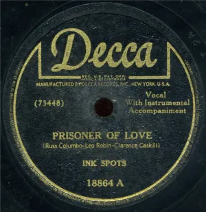 Pochette de Prisoner of Love / I Cover the Waterfront de The Ink Spots