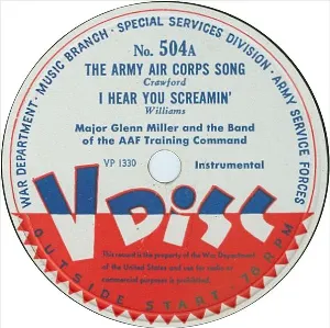 Pochette The Army Air Corps Song / I Hear You Screamin’ / A Kiss Goodnight / Northwest Passage