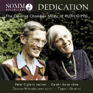 Pochette de Dedication: The Clarinet Chamber Music of Ruth Gipps de Tippett Quartet