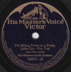 Pochette de I'm Sitting Pretty in a Pretty Little City / Arcady de Paul Whiteman and His Orchestra