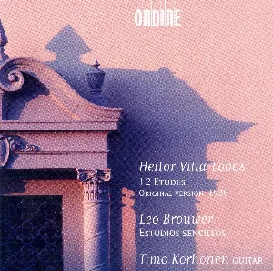 Pochette de Villa-Lobos: 12 Études / Brouwer: Estudios sencillos de Leo Brouwer - Heitor Villa‐Lobos