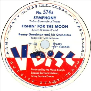 Pochette de Symphony / Fishin’ for the Moon / I’ll Be Yours / A Little Bit Independent de The V‐Disc All Stars - Benny Goodman and His Orchestra