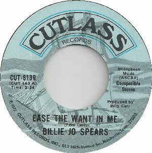 Pochette de Ease the Want in Me / The Cheating Kind de Billie Jo Spears