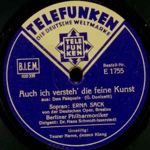 Pochette de Auch ich versteh' die feine Kunst / Teurer Name, dessen Klang de Berliner Philharmoniker