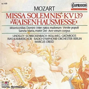 Pochette Missa solemnis, KV 139 »Waisenhausmesse«