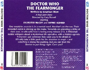 Pochette de Doctor Who: The Fearmonger de Sophie Aldred - Sylvester McCoy