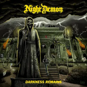 Pochette de Darkness Remains de Night Demon