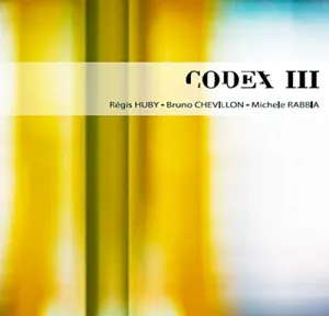 Pochette de Codex III de Michele Rabbia