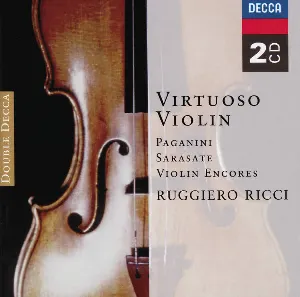 Pochette de Virtuoso Violin: The Art of Ruggiero Ricci de Pablo de Sarasate - Niccolò Paganini - Ruggiero Ricci