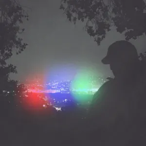 Pochette de feel something real de San Holo