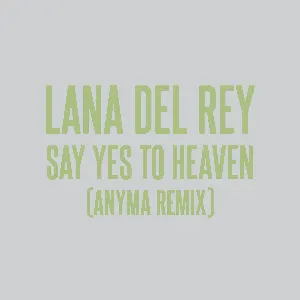Pochette Say Yes to Heaven (Anyma remix)