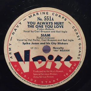 Pochette de You Always Hurt the One You Love / Siam / Thine Alone / Clock Shop de Spike Jones and His City Slickers