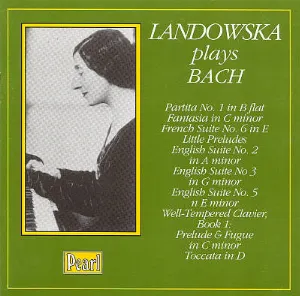 Pochette Landowska Plays Bach