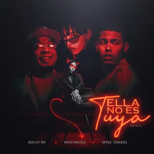 Pochette de Ella no es tuya (remix) de Nicki Nicole - Myke Towers