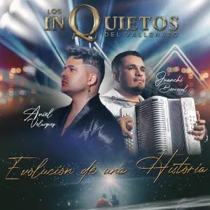 Pochette de Evolución de una historia de Los Inquietos del Vallenato