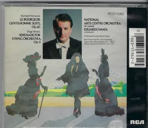 Pochette de Strauss: Le Bourgeois Gentilhomme Suite / Wirén: Serenade For String Orchestra de Eduardo Mata - Richard Strauss - National Arts Centre Orchestra
