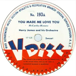 Pochette de You Made Me Love You / Music Makers / Cherry de Harry James and His Orchestra