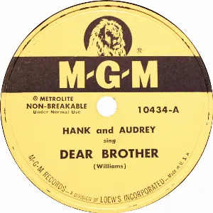 Pochette Dear Brother / Lost On the River