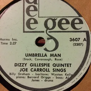 Pochette de Umbrella Man / Stardust de Dizzy Gillespie Quintet