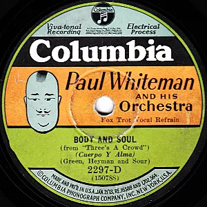 Pochette de Body and Soul / Something to Remember You By de Paul Whiteman and His Orchestra
