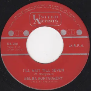 Pochette de I’ll Wait Till Seven de Melba Montgomery