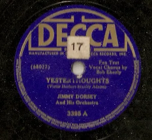 Pochette de Yesterthoughts / On the Trail de Jimmy Dorsey and His Orchestra