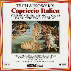 Pochette de Capriccio Italien de Pyotr Ilyich Tchaikovsky