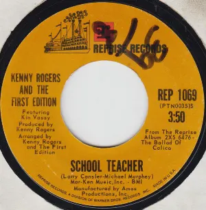 Pochette de School Teacher / Trigger Happy Kid de Kenny Rogers & The First Edition