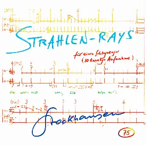 Pochette de STRAHLEN de Karlheinz Stockhausen