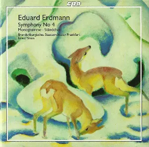 Pochette de Symphony No 4 / Monogramme / Ständchen de Israel Yinon - Brandenburgisches Staatsorchester Frankfurt