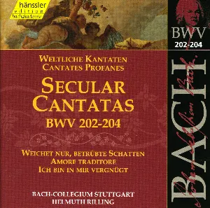 Pochette Secular Cantatas, BWV 202–204