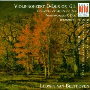 Pochette Violinkonzert D-Dur Op. 61 / Romanzen Op. 40 & Op. 50 / Violinkonzert C-Dur (Fragment)