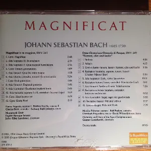 Pochette Magnificat BWV 243, Oratorio di Pasqua BWV 249