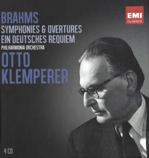 Pochette de Symphonies & Overtures / Ein Deutsches Requiem de Philharmonia Orchestra - Johannes Brahms - Otto Klemperer
