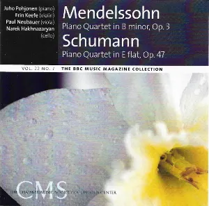 Pochette BBC Music, Volume 22, Number 7: Mendelssohn: Piano Quartet op. 3 / Schumann: Piano Quartet op. 47