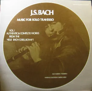 Pochette Music for the Solo Traverso Vol. 1 Authentic and Complete Works from the Neue Bach Gesellschaft