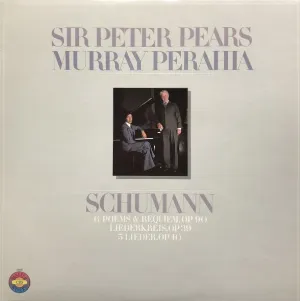 Pochette de 6 Poems & Requiem, Op. 90 / Liederkreis, Op. 39 / 5 Lieder, Op. 40 de Robert Schumann - Peter Pears - Murray Perahia