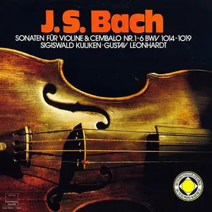 Pochette Sonaten für violine & Cembalo no. 1-6, BWV 1014-1019
